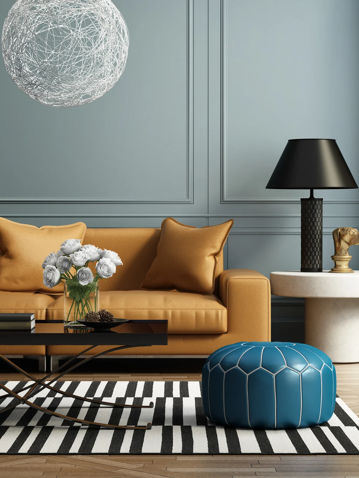 Stylish modern living room after Renavo Build loft conversion